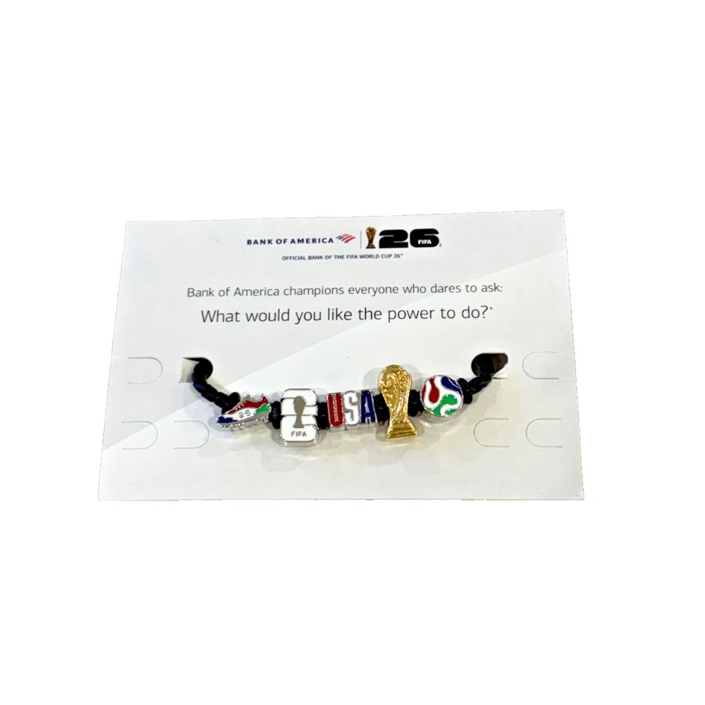 FIFA World Cup 2026 Bank of America Limited Edition USA Charm Bracelet